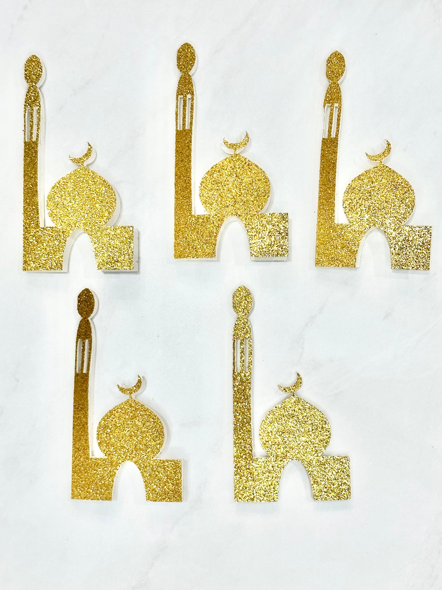 Gold Masjid Gift Tags