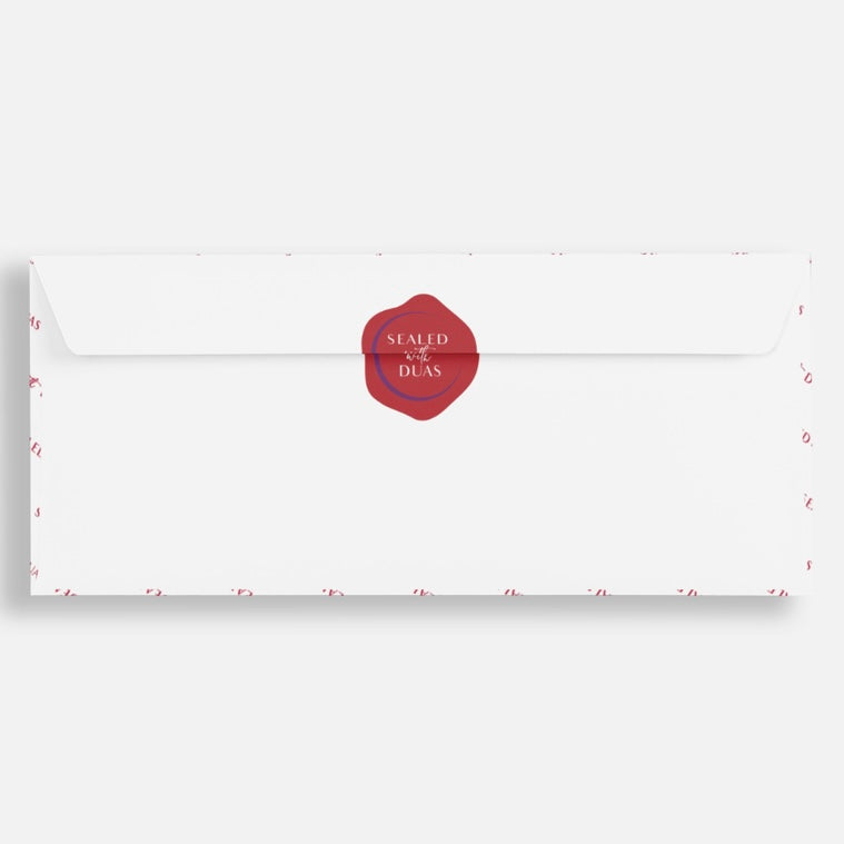 Sealed With Duas Salaami Envelopes (Pack of 10)